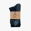 grip socks (crew / mid-calf) - organic combed cotton