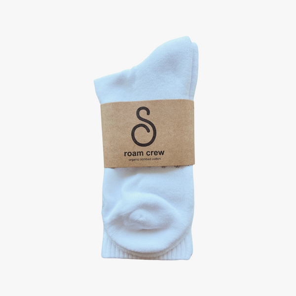 crew / mid-calf socks - organic combed cotton