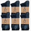 grip socks (crew / mid-calf) - organic combed cotton