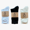 crew / mid-calf socks - organic combed cotton