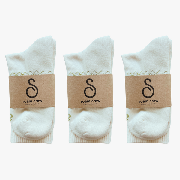 crew / mid-calf socks - organic combed cotton