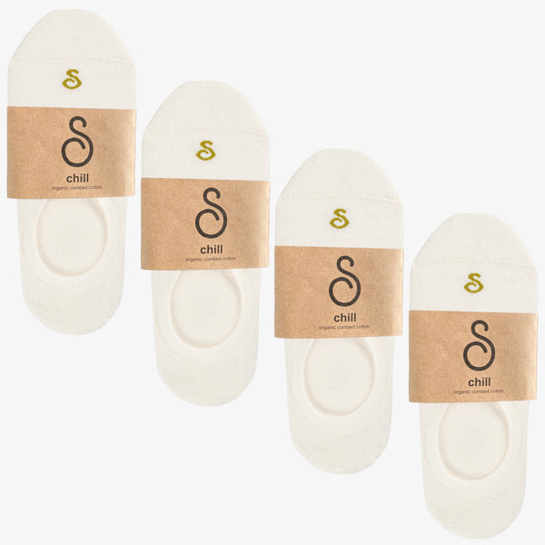 no-show socks - organic combed cotton
