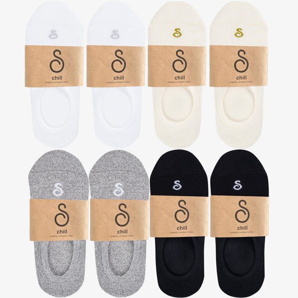 no-show socks - organic combed cotton