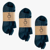 Pilates socks hipSwan Flow organic combed cotton with silicone grippers | Black