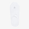 white no-show socks made from organic combed cotton GOTS certified yarn