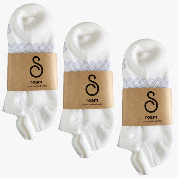 trainer socks - organic combed cotton