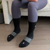 grip socks (crew) - organic combed cotton