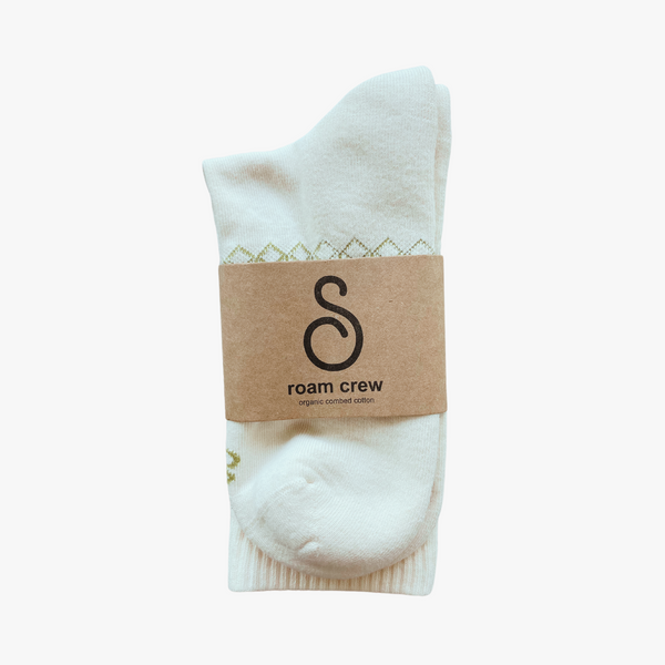 crew socks - organic combed cotton