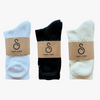 crew socks - organic combed cotton