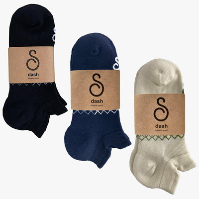mixed black navy natural