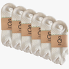 Grippy socks organic cotton - natural undyed - 6-pack - hipSwan UK