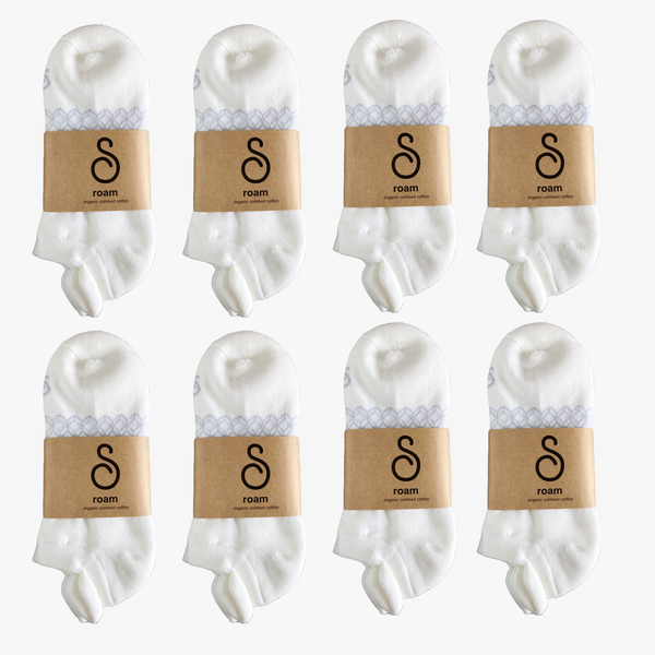 trainer socks - organic combed cotton
