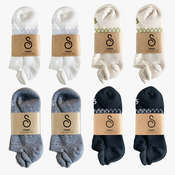 trainer socks - organic combed cotton